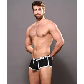 Andrew Christian CoolFlex Active Modal Boxer Trunk Black