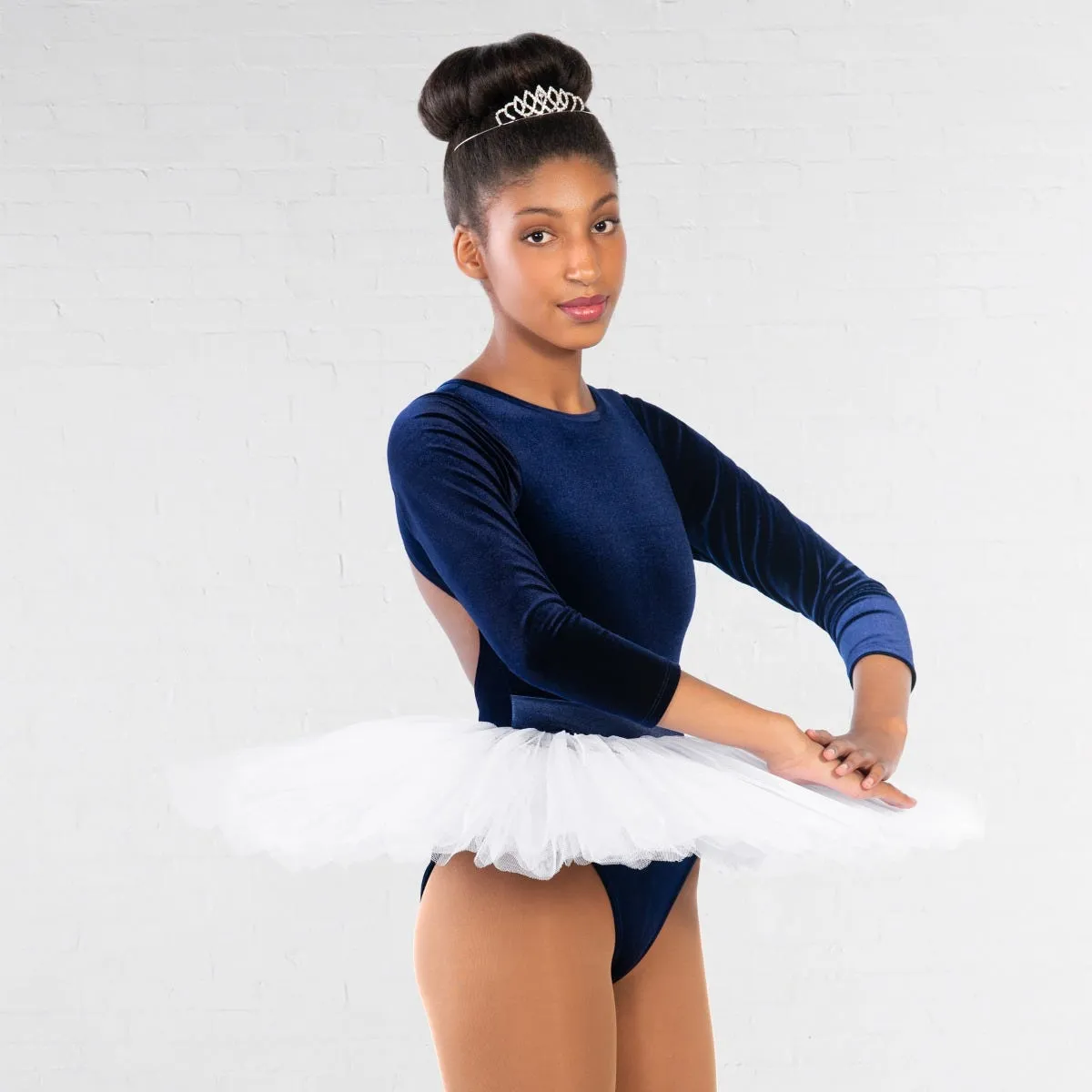 1st Position Open Back Velvet Tutu