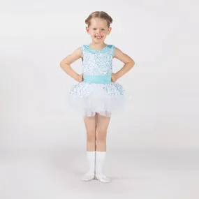 1st Position Sequin Bodice Tutu with Collar and Peplum