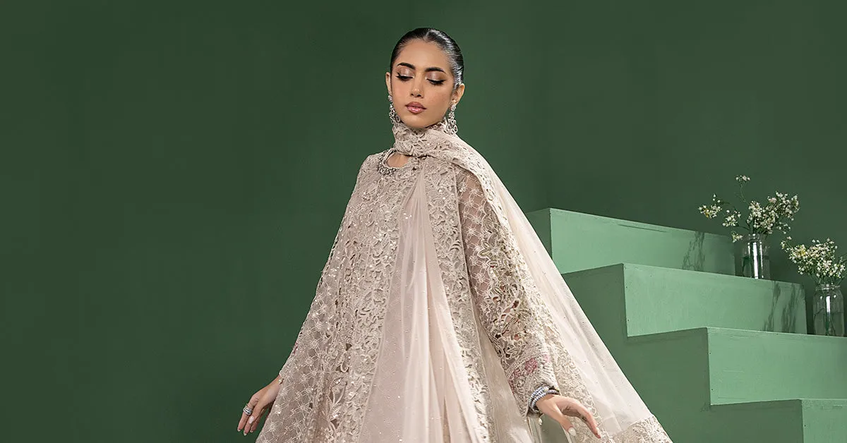 3 Piece Embroidered Organza Suit | SF-W24-46