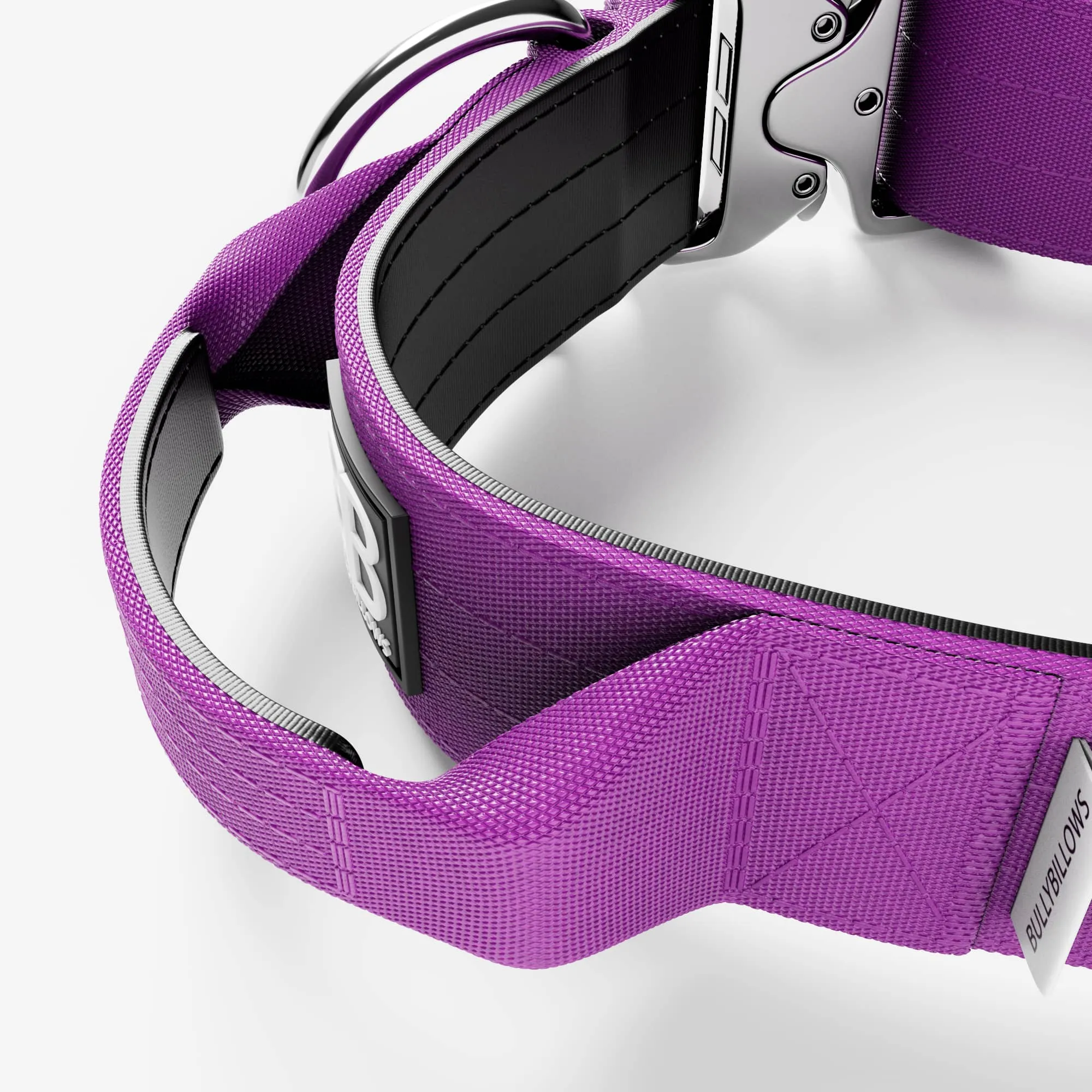 5cm Combat® Collar | With Handle & Rated Clip - PLATINUM Purple v2.0