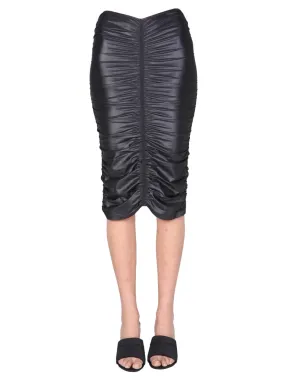 Alexander Wang Ruched Detail Midi Pencil Skirt