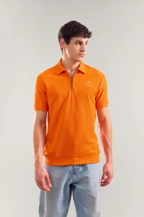 Amber Textured Polo