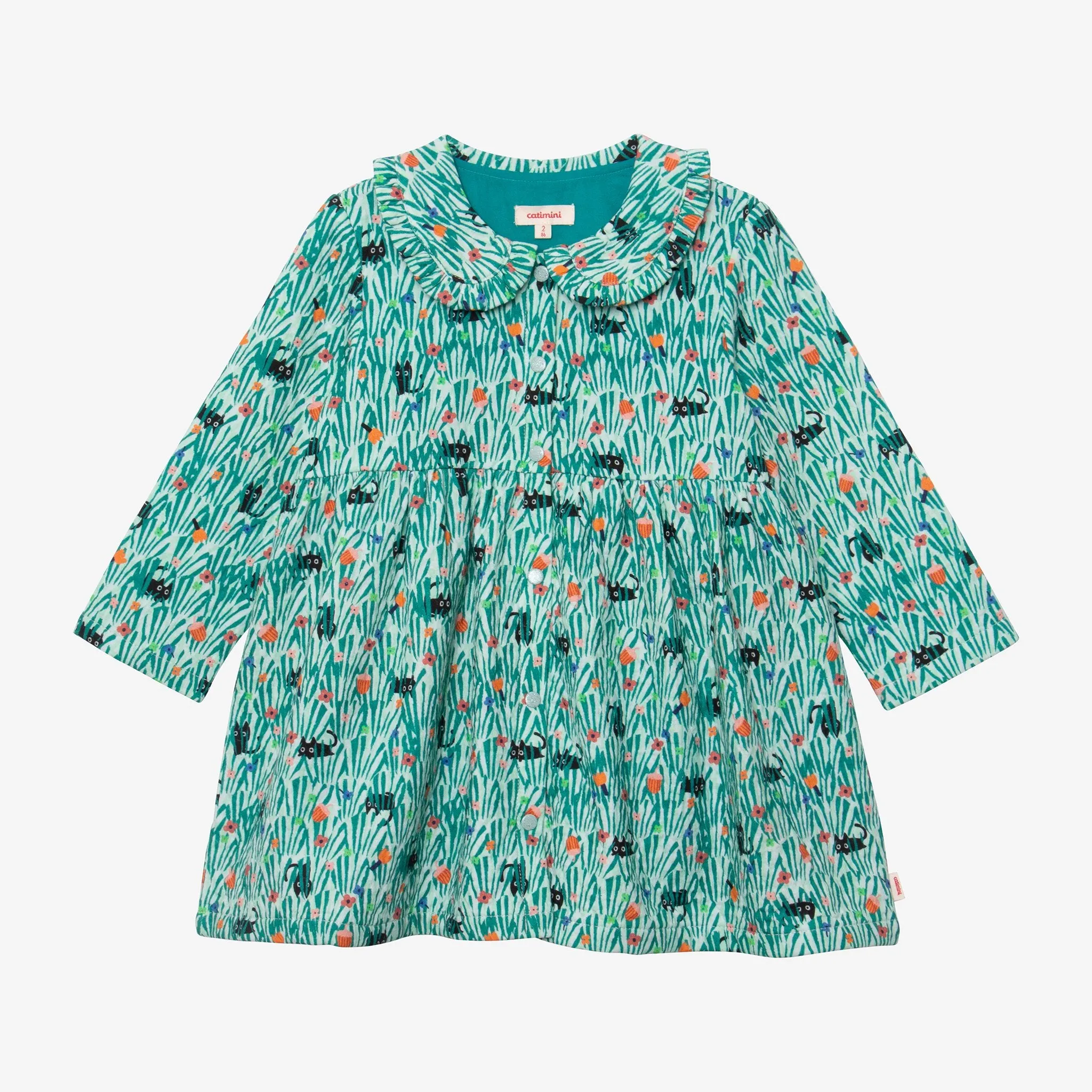 Baby girl floral long sleeve dress