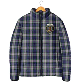 Baird Dress Tartan Padded Jacket with Family Crest