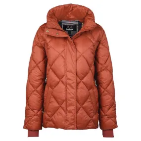 Barbour Hoxa Ladies Quilted Jacket - Maple/Dress