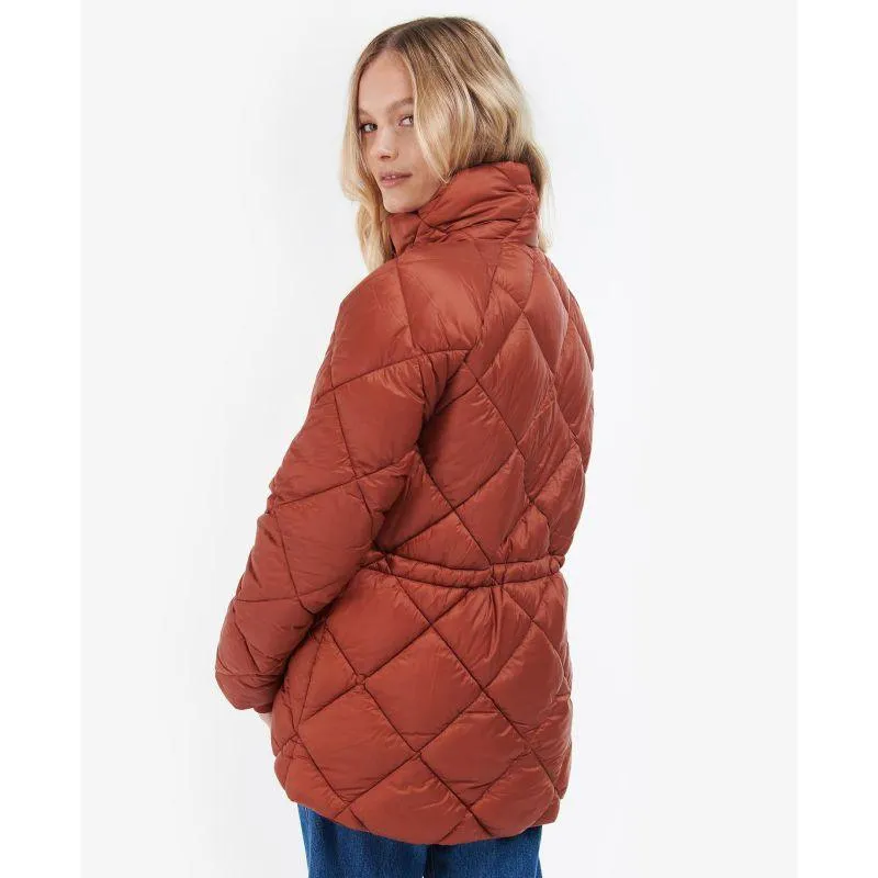 Barbour Hoxa Ladies Quilted Jacket - Maple/Dress