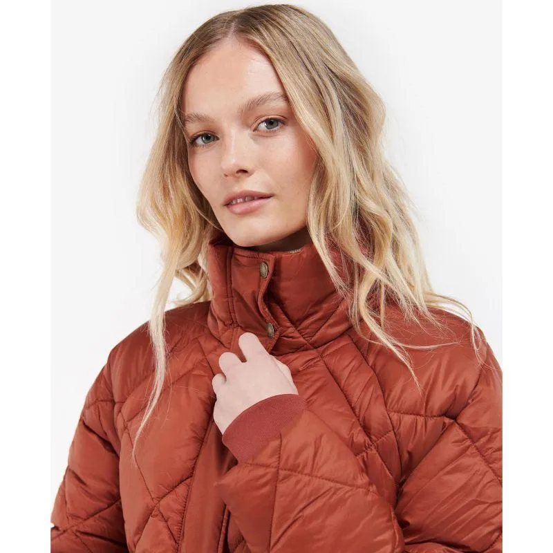 Barbour Hoxa Ladies Quilted Jacket - Maple/Dress