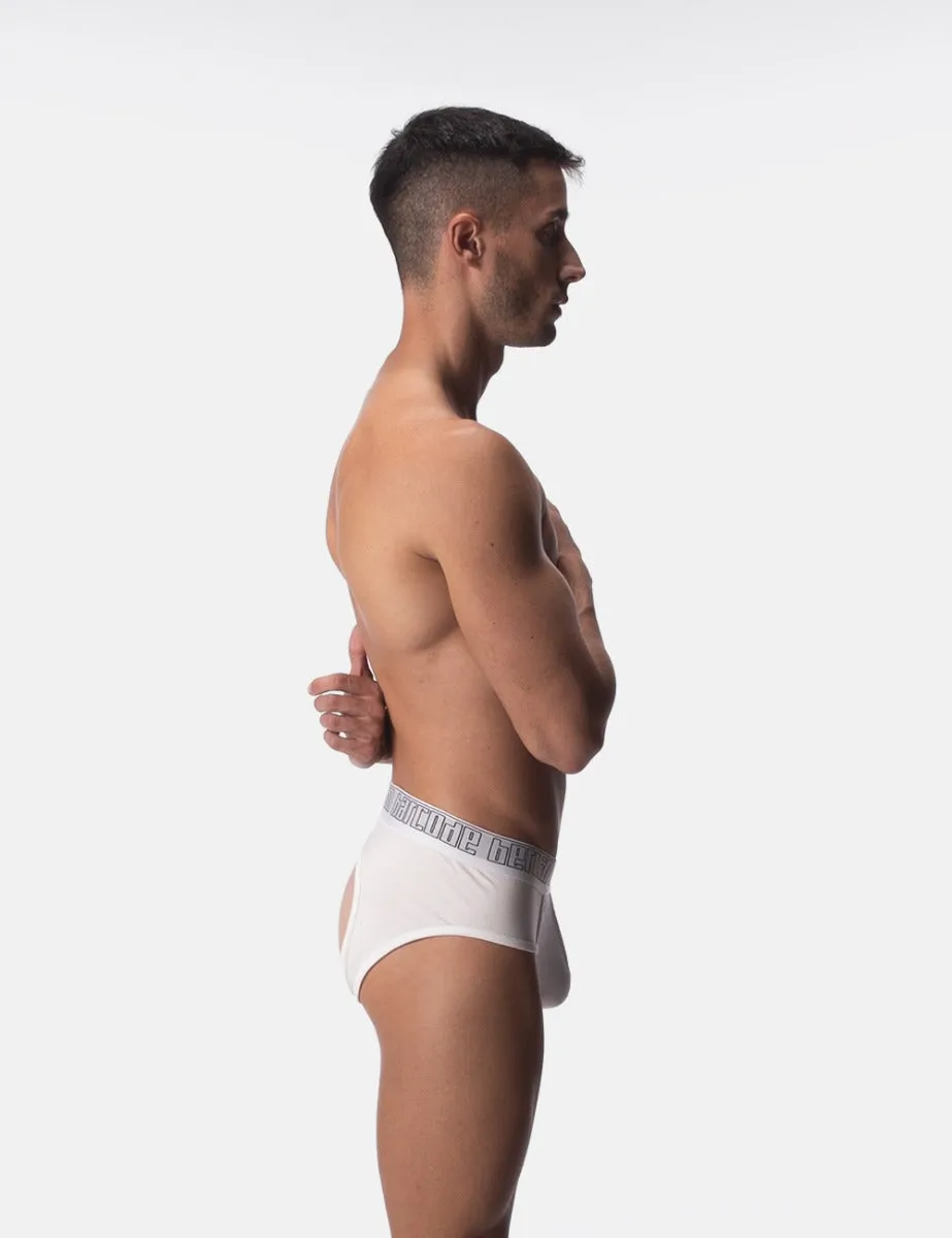 Barcode Berlin Modal Backless Brief Aoki White