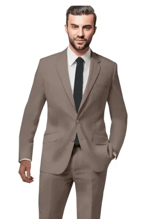 Beige Pin Stripe Suit