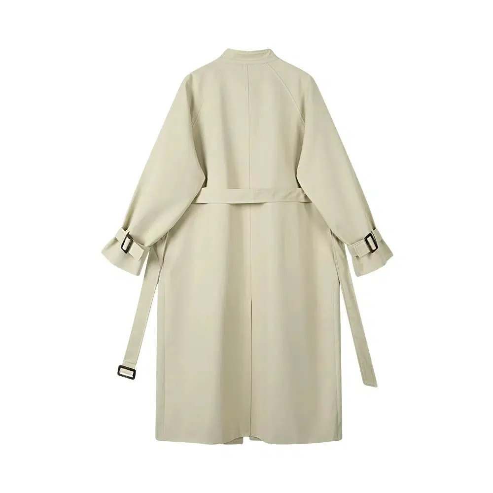 Belted Cuffs Trench Coat