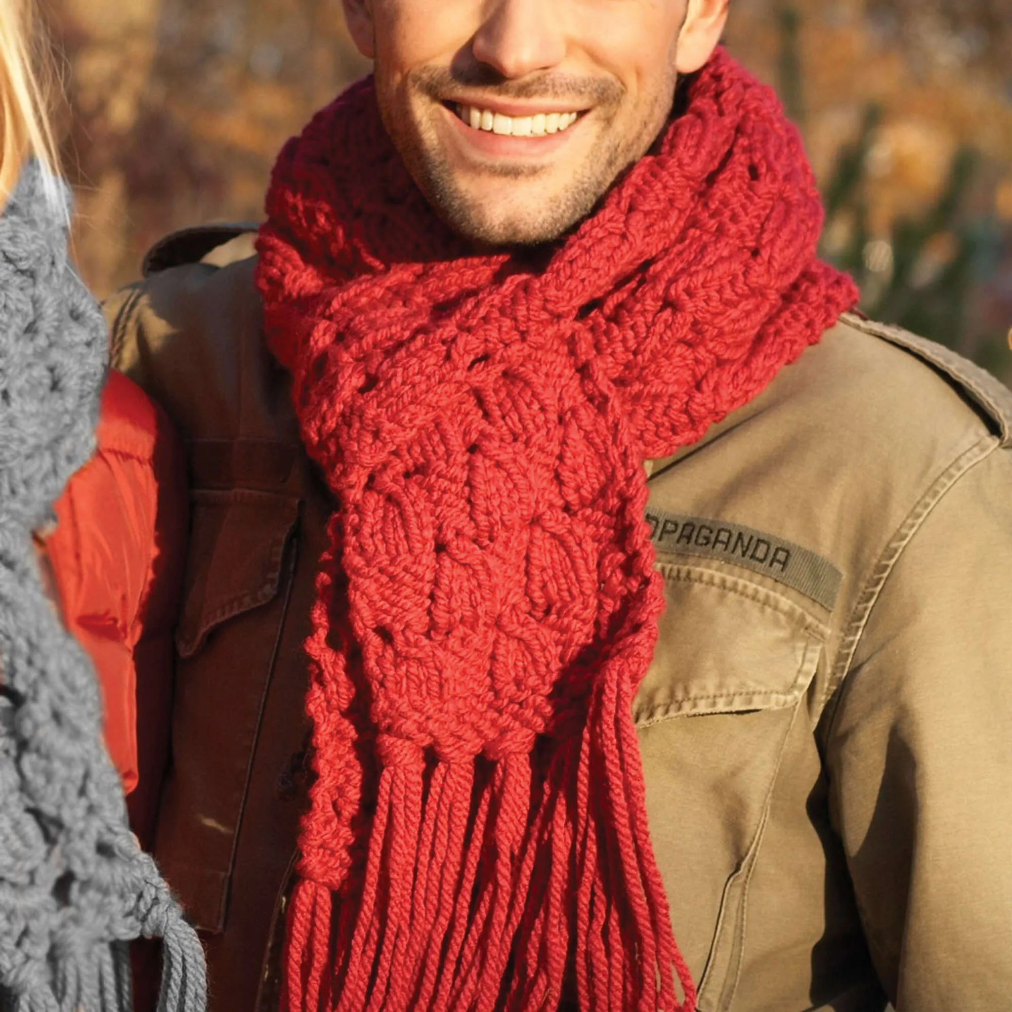 Bernat Easy Knit Scarf