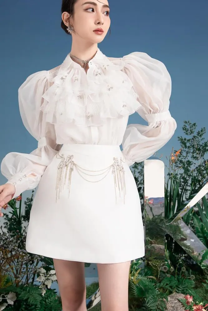 Bloom Puffy Sleeves Blouse