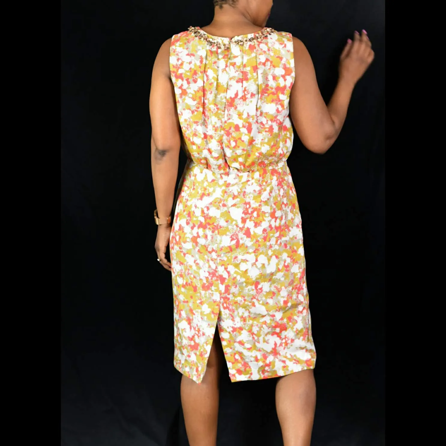 Boden Limited Edition Retro Floral Dress Size 8