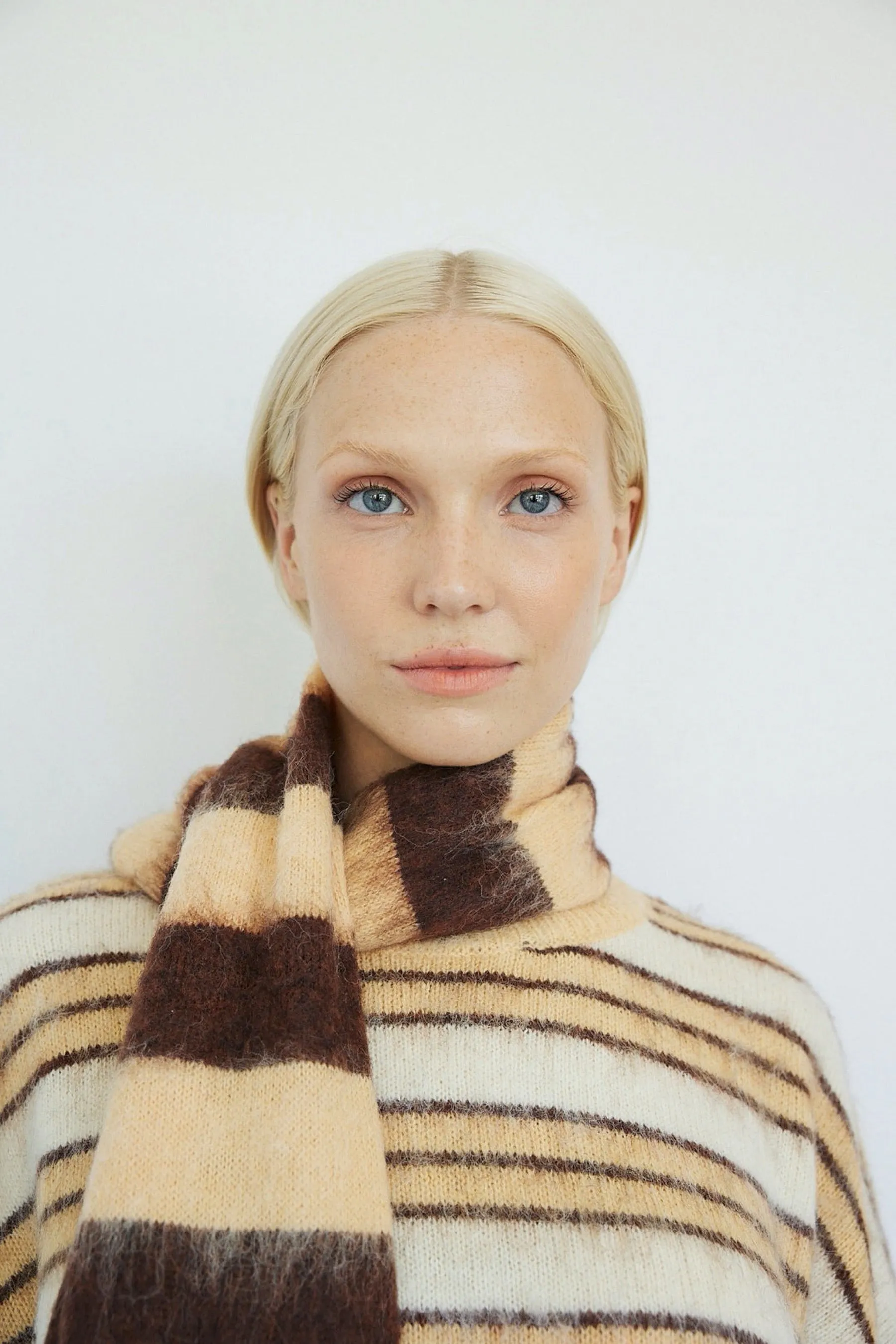 Brown Scandi Scarf