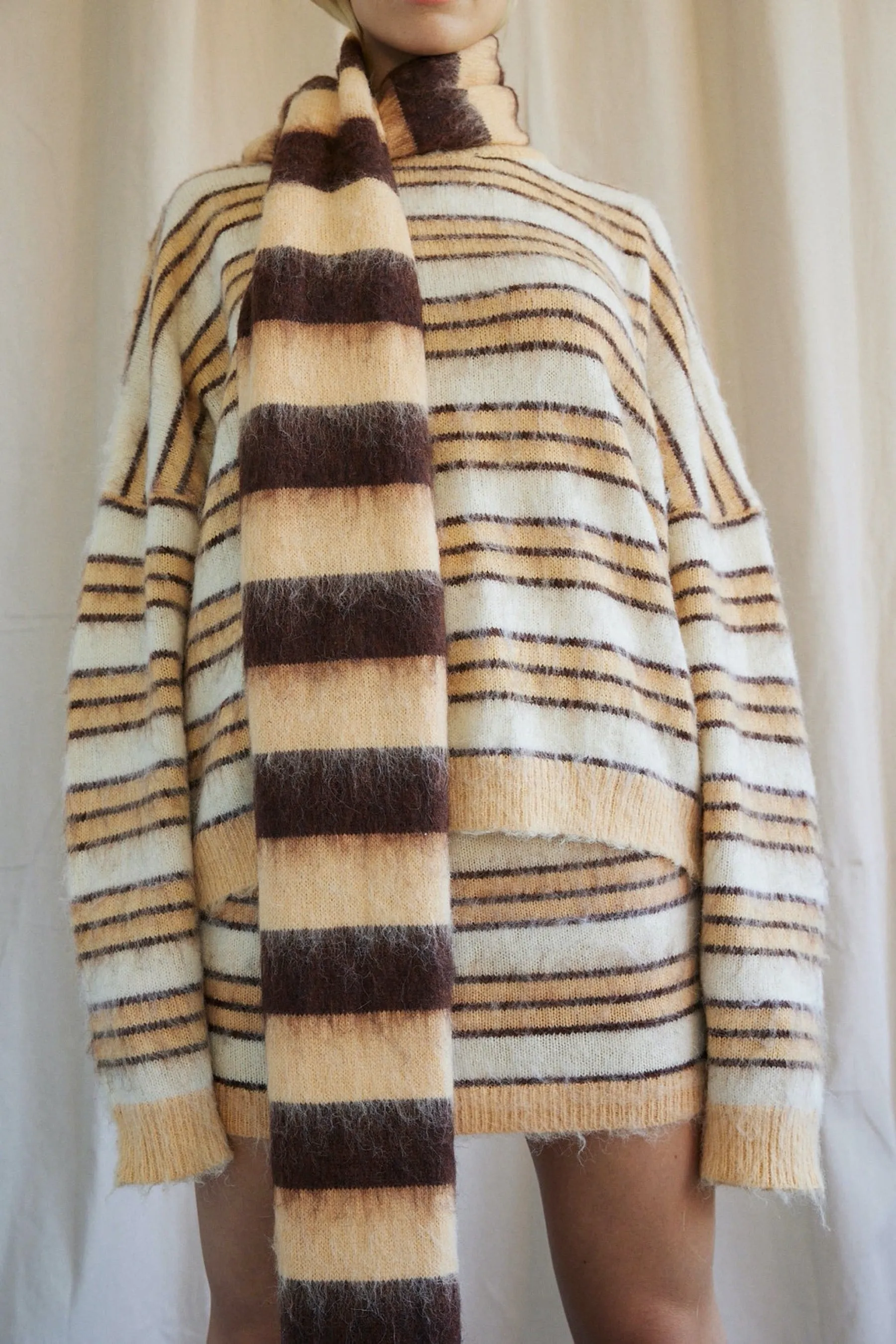 Brown Scandi Scarf