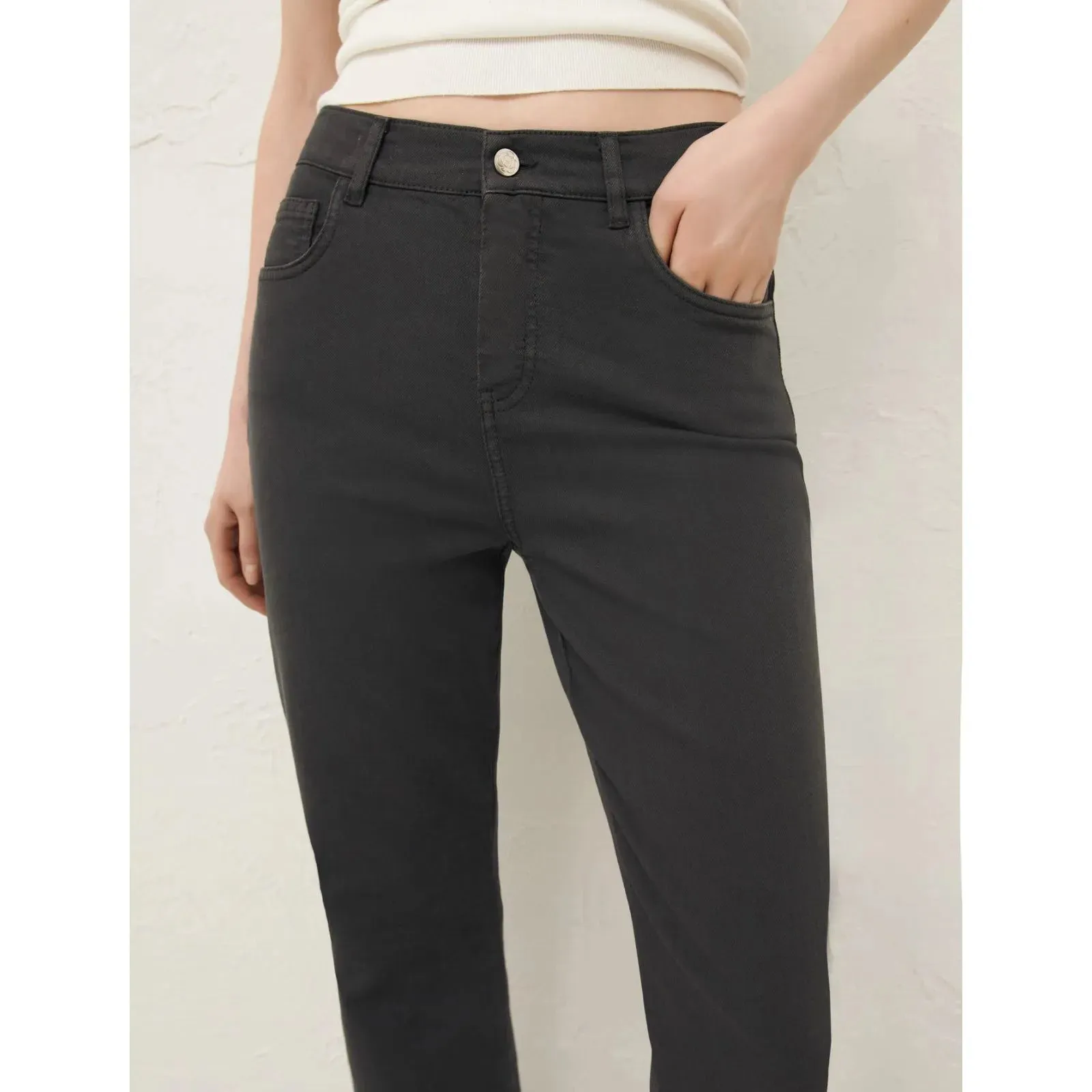 CAPO Cotton Stretch Jeans Grey