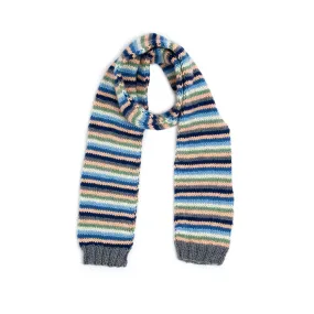 Caron Stripey Knit Scarf