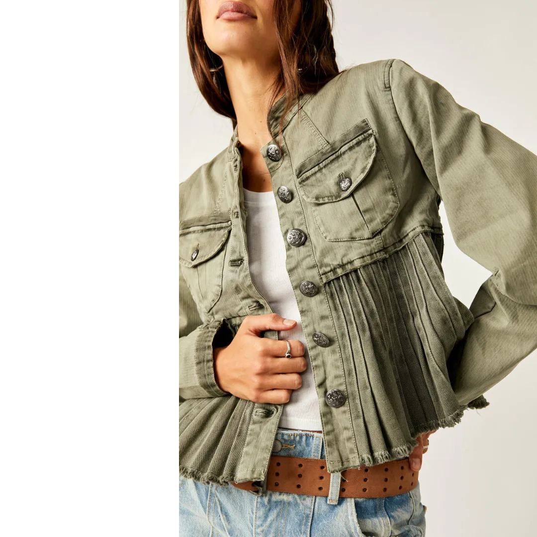 Cassidy Front Button Jacket