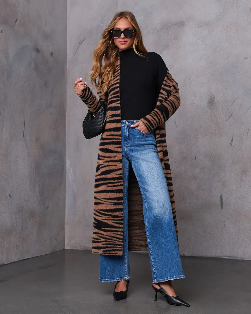 Cause A Scene Animal Print Trench Coat