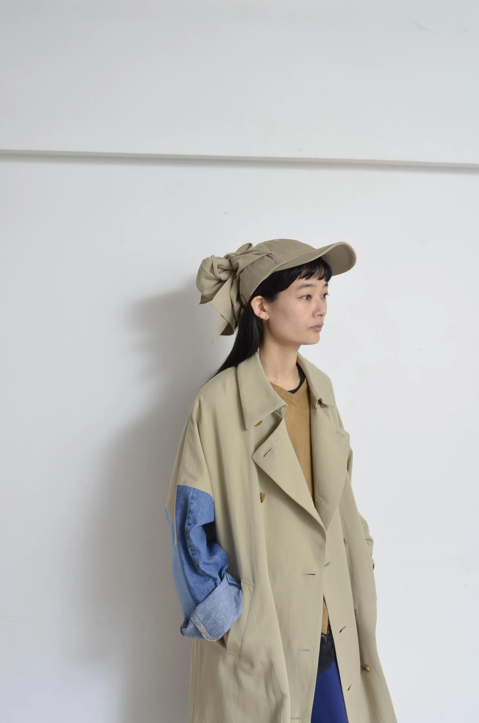 C/H DROOPY CAP/BEIGE