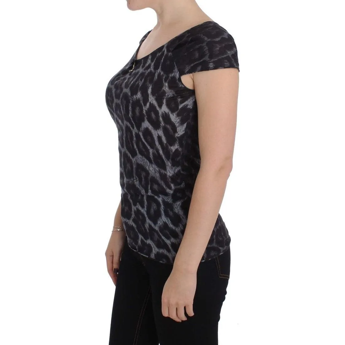 Chic Leopard Modal Top by Cavalli