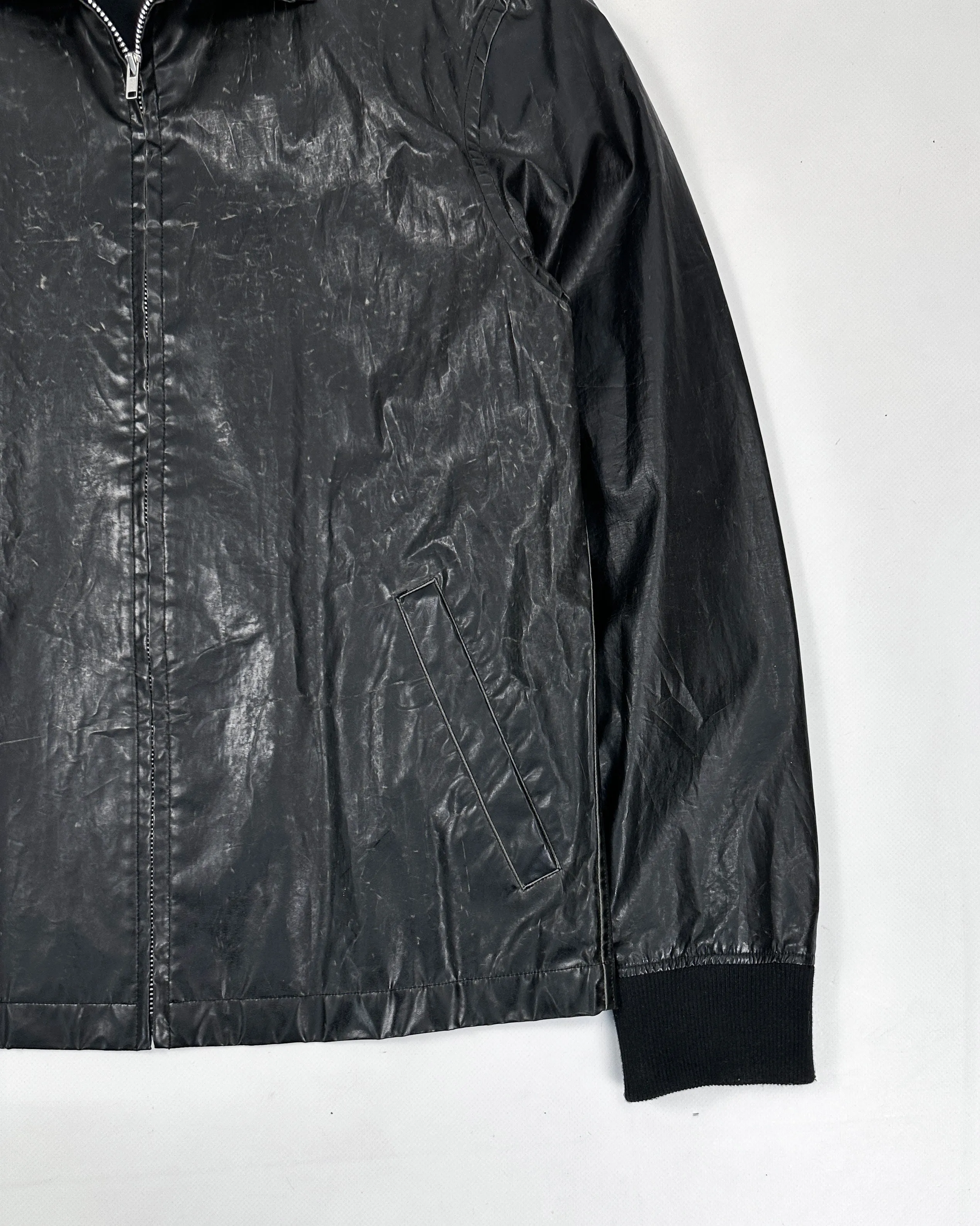 Comme des Garçons Homme Homme Synthetic Leather Thin Jacket 2001