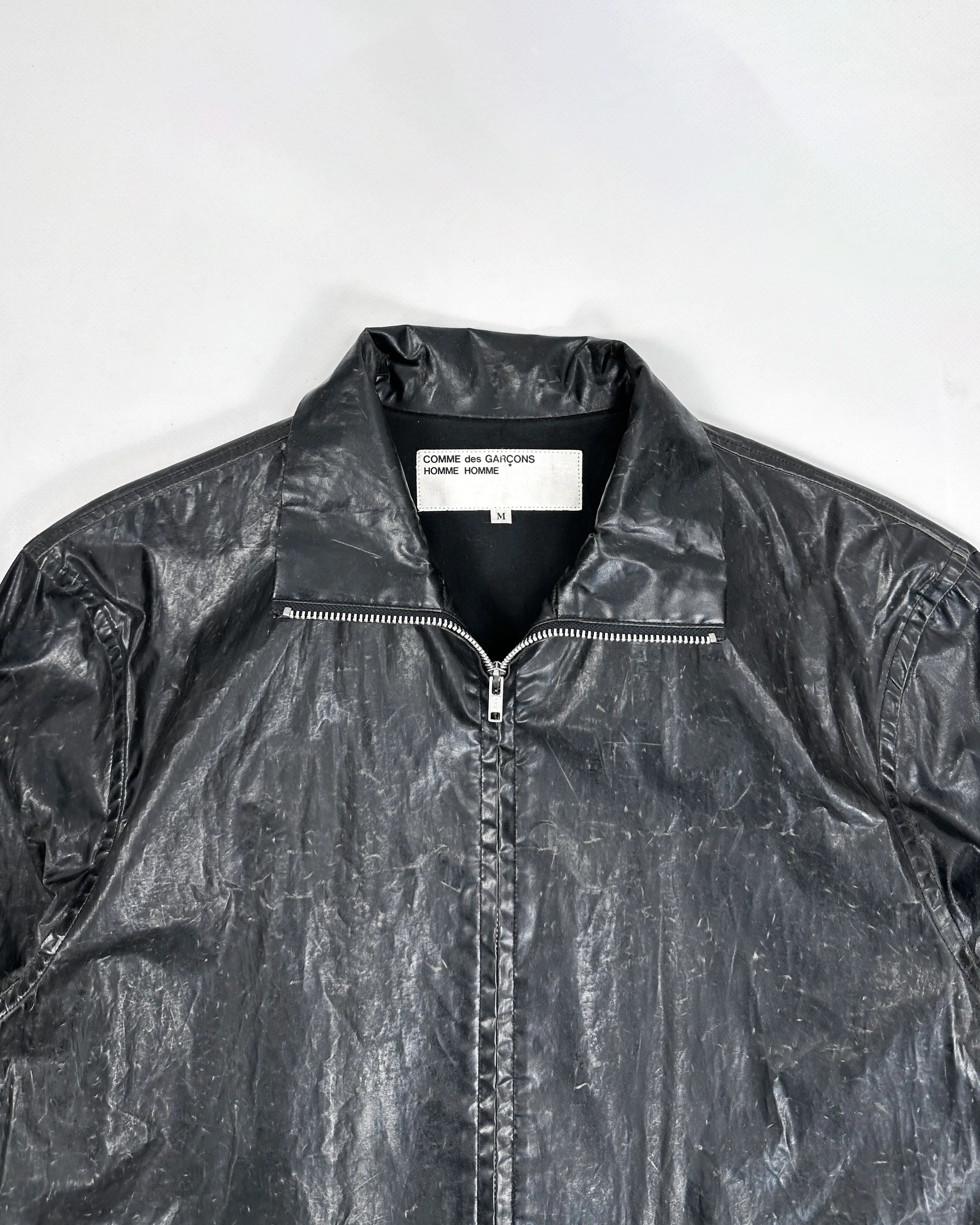 Comme des Garçons Homme Homme Synthetic Leather Thin Jacket 2001