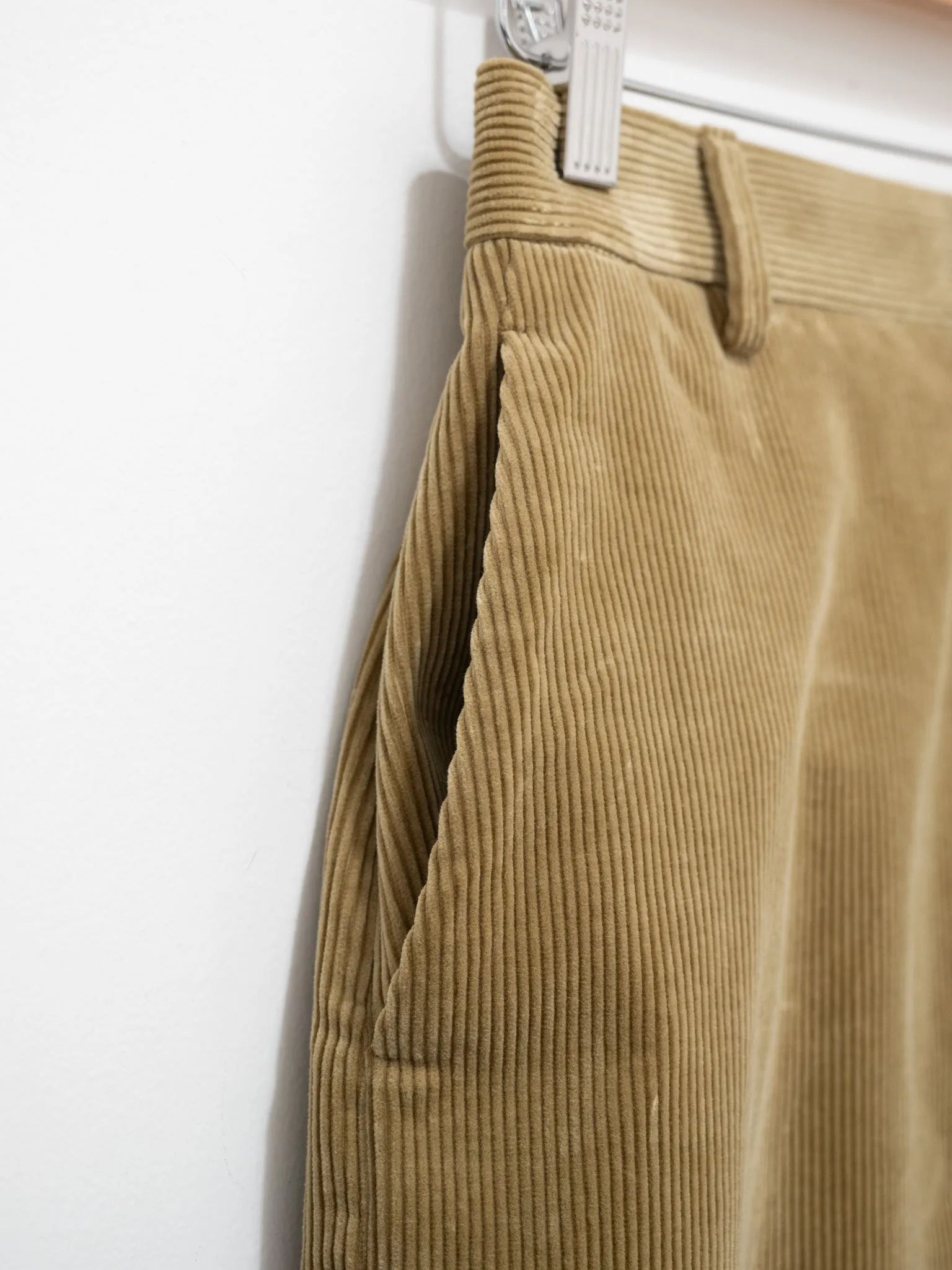 Cotton Corduroy Skirt - Khaki