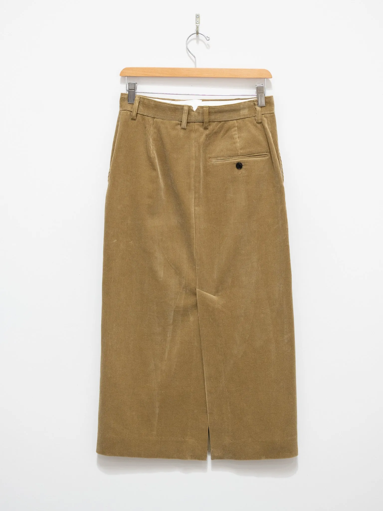 Cotton Corduroy Skirt - Khaki