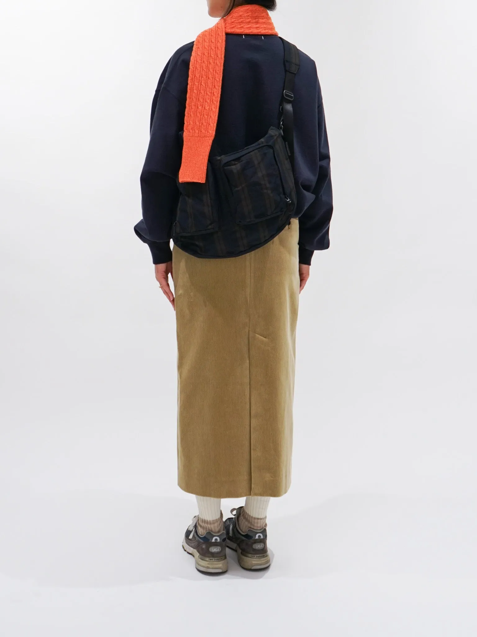 Cotton Corduroy Skirt - Khaki