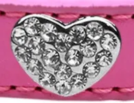 Crystal Hearts Bling Collar for Dogs and Cats