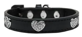 Crystal Hearts Bling Collar for Dogs and Cats