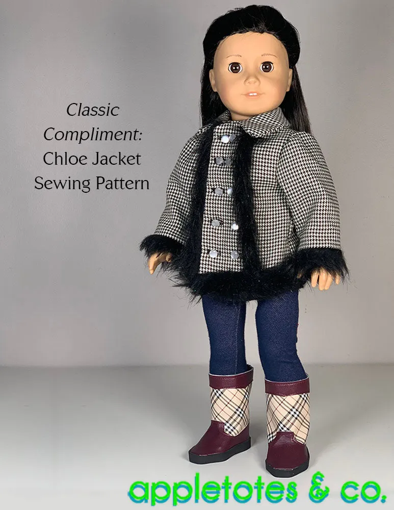 Darcy Boots 18 Inch Doll Sewing Pattern