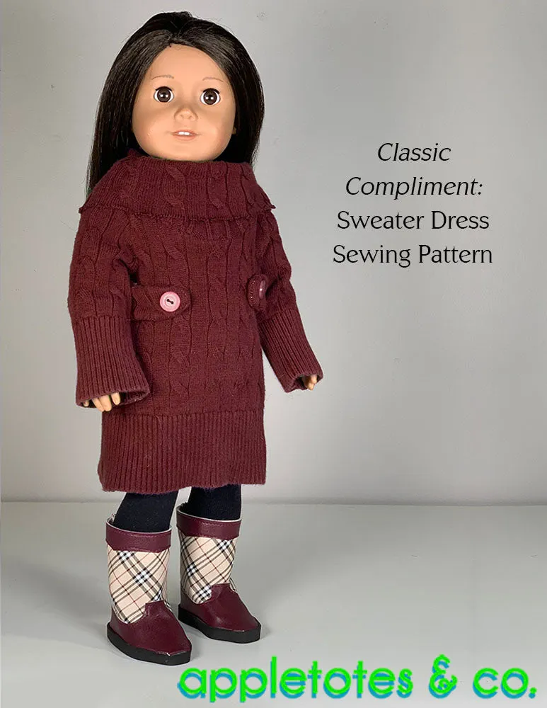 Darcy Boots 18 Inch Doll Sewing Pattern