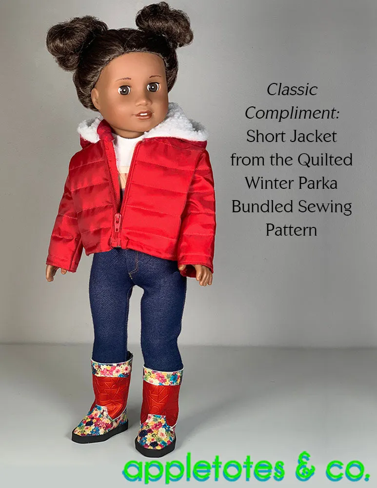 Darcy Boots 18 Inch Doll Sewing Pattern