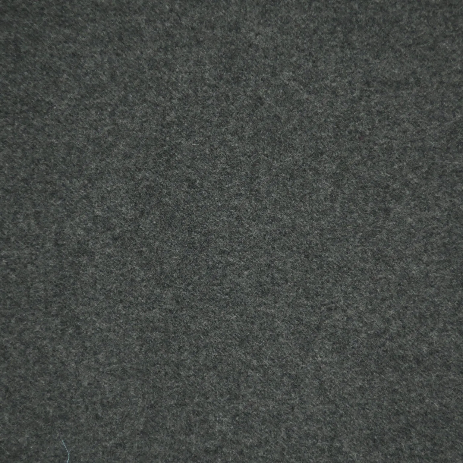 Dark Grey and Grey Solid Double Faced Polyester & Wool Blend Fabric