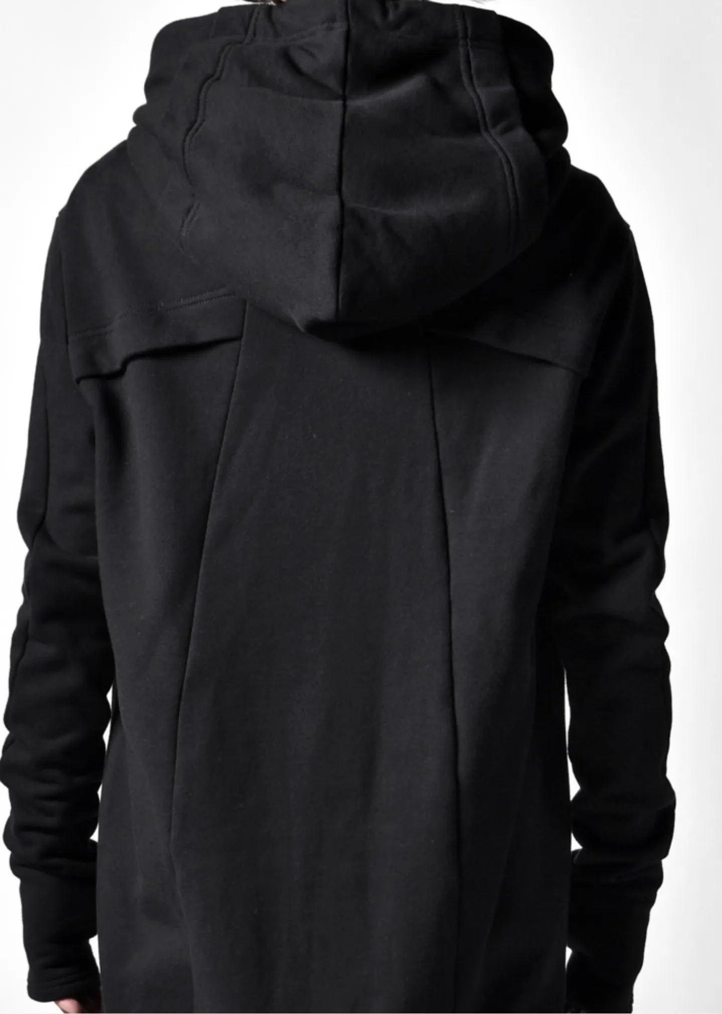 DarkShadow Long Oversized Full-zip Hoodie