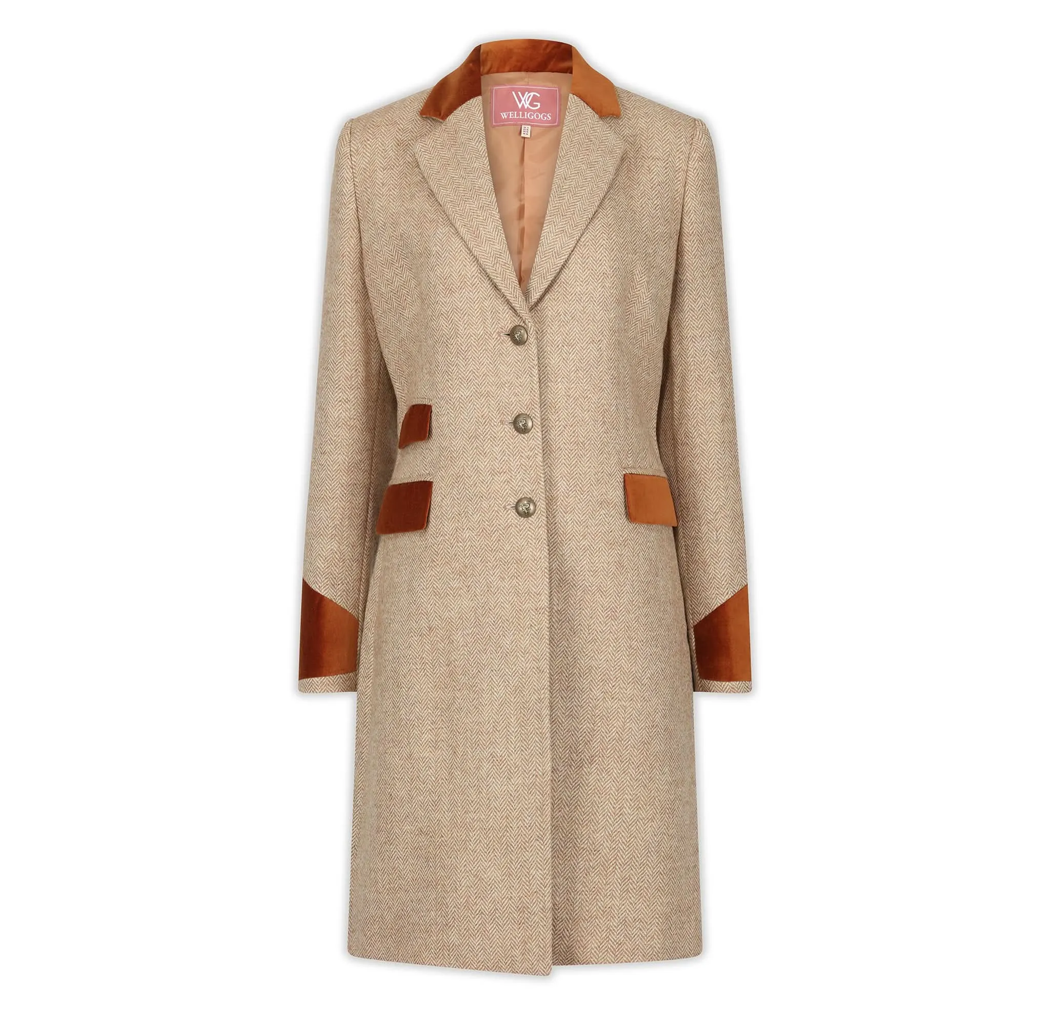 Demelza Hazelnut Wool Coat