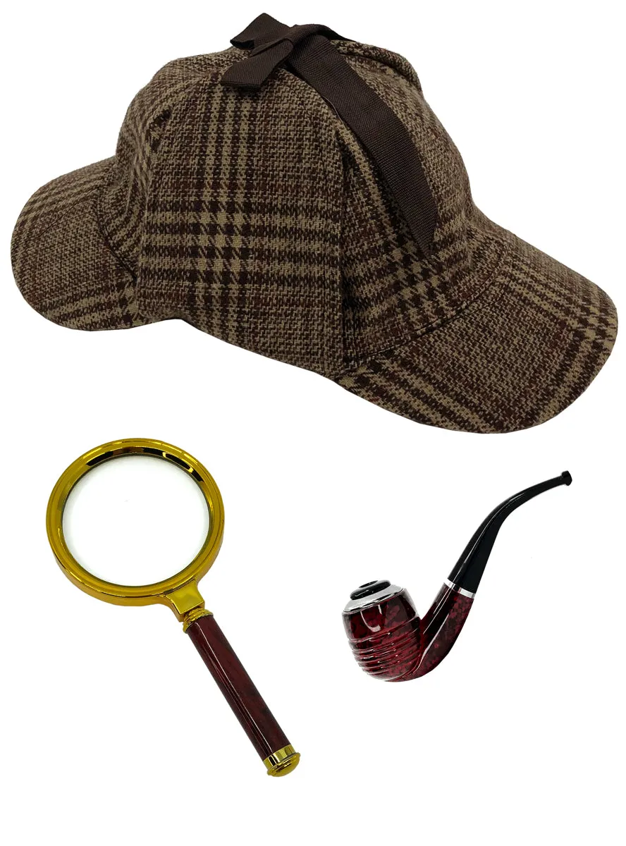 Detective Kids Brown Costume Accessory Set