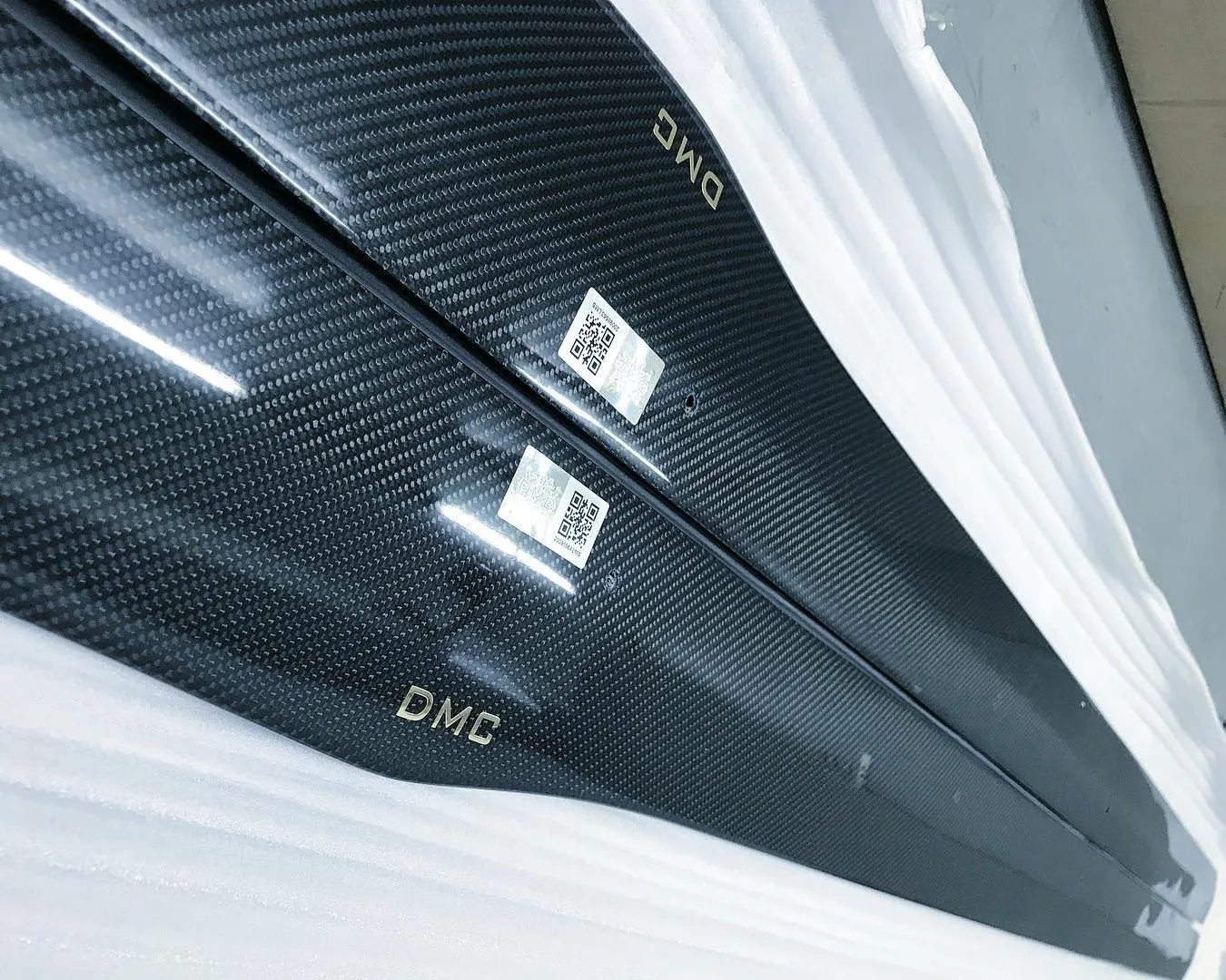 DMC Mercedes AMG Carbon Fiber Side Skirts C200, C250, C300 & AMG C43 W205 Coupe Flat