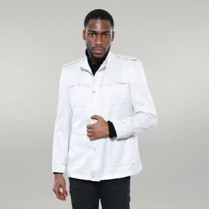 Double Breasted Cream Trench Coat - Wessi