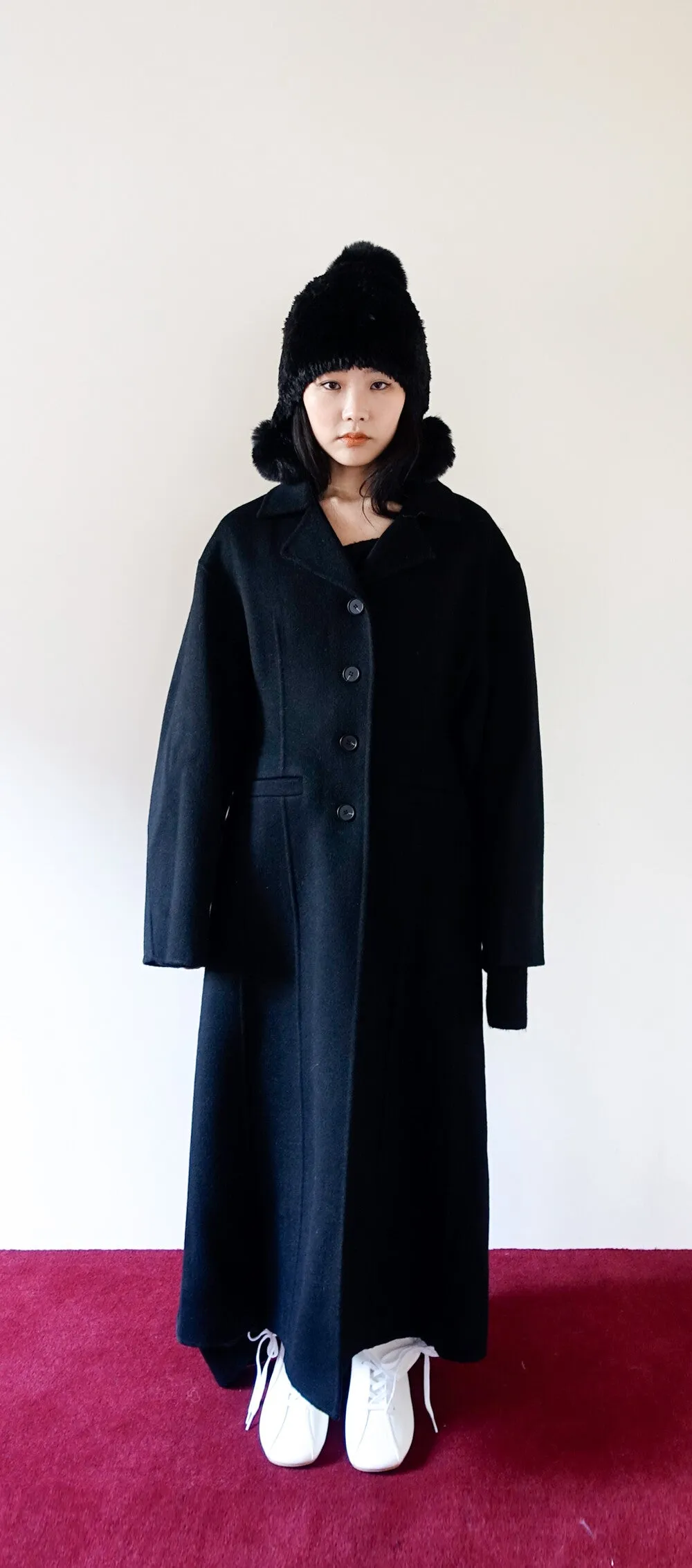 [FAERIE] Winter 23 handmade wool maxi coat