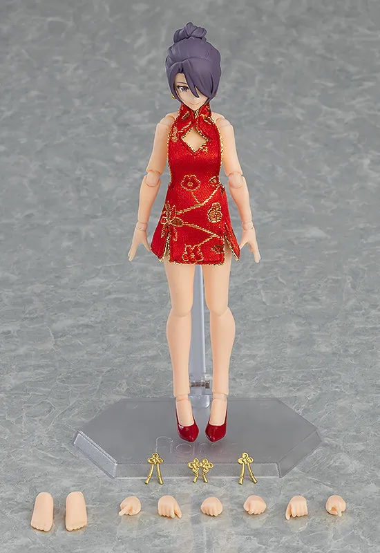 figma Female Body (Mika) with Mini Skirt Chinese Dress Outfit