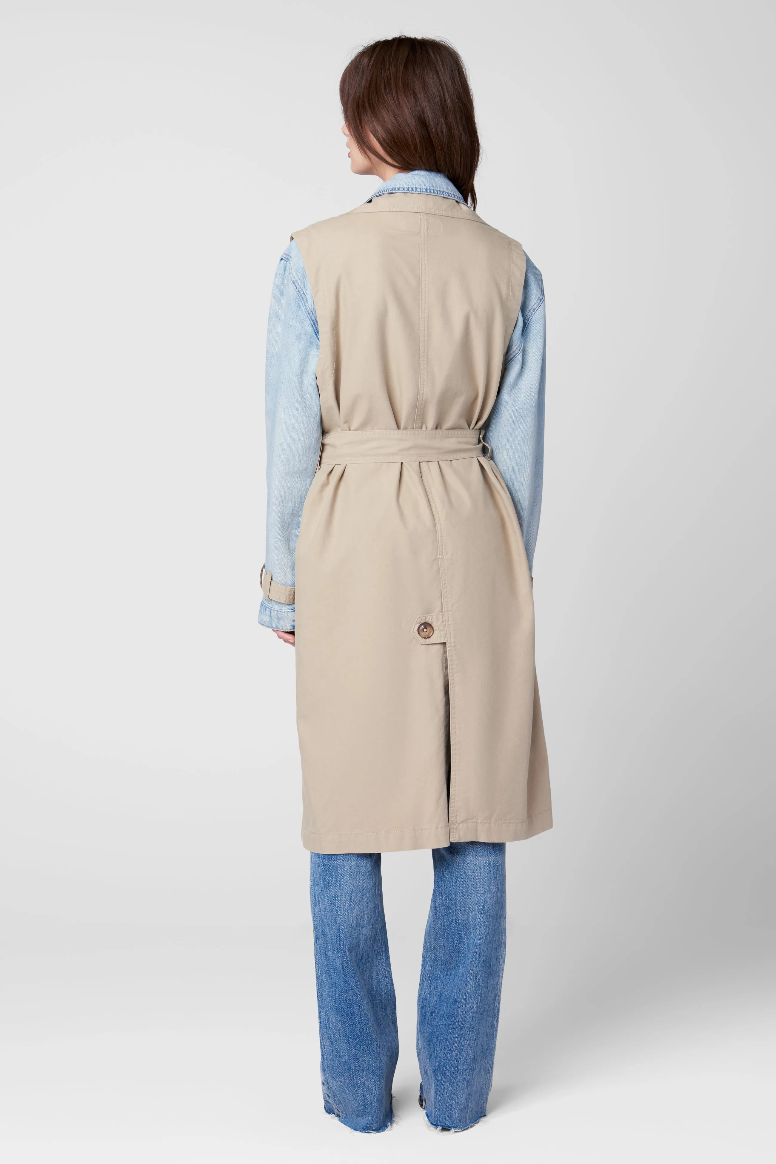 First Row Jean x Trench Coat