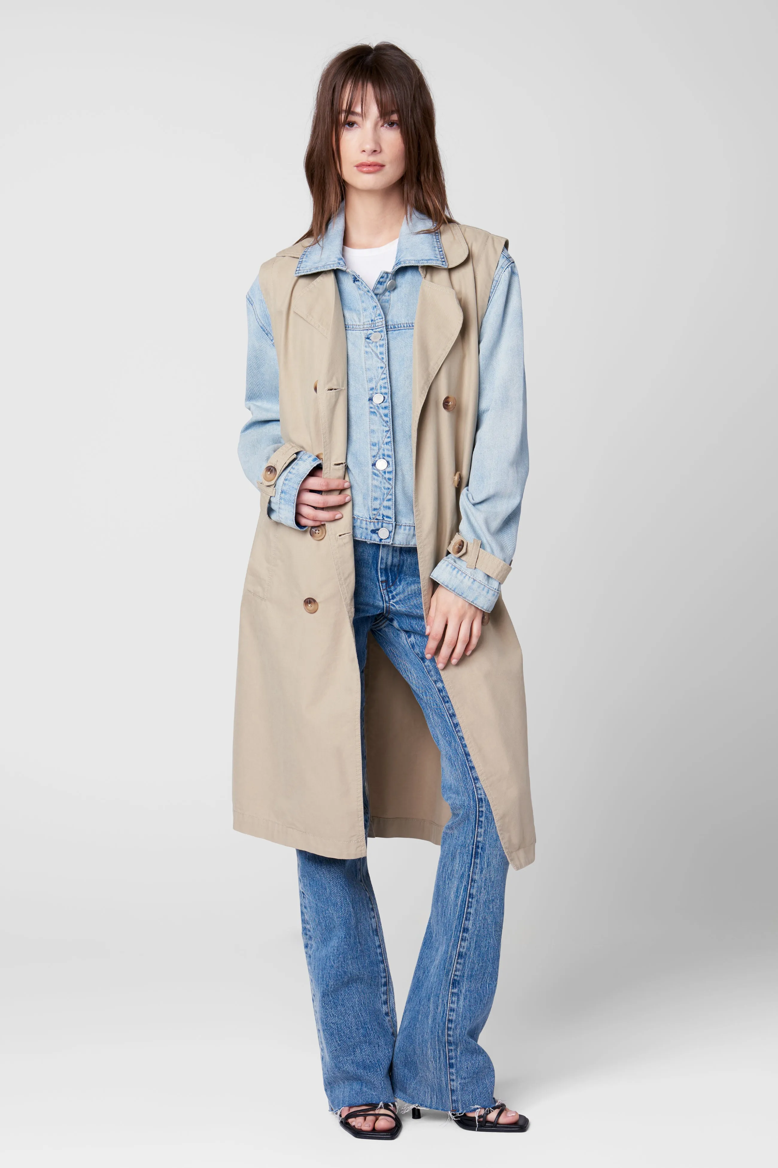 First Row Jean x Trench Coat