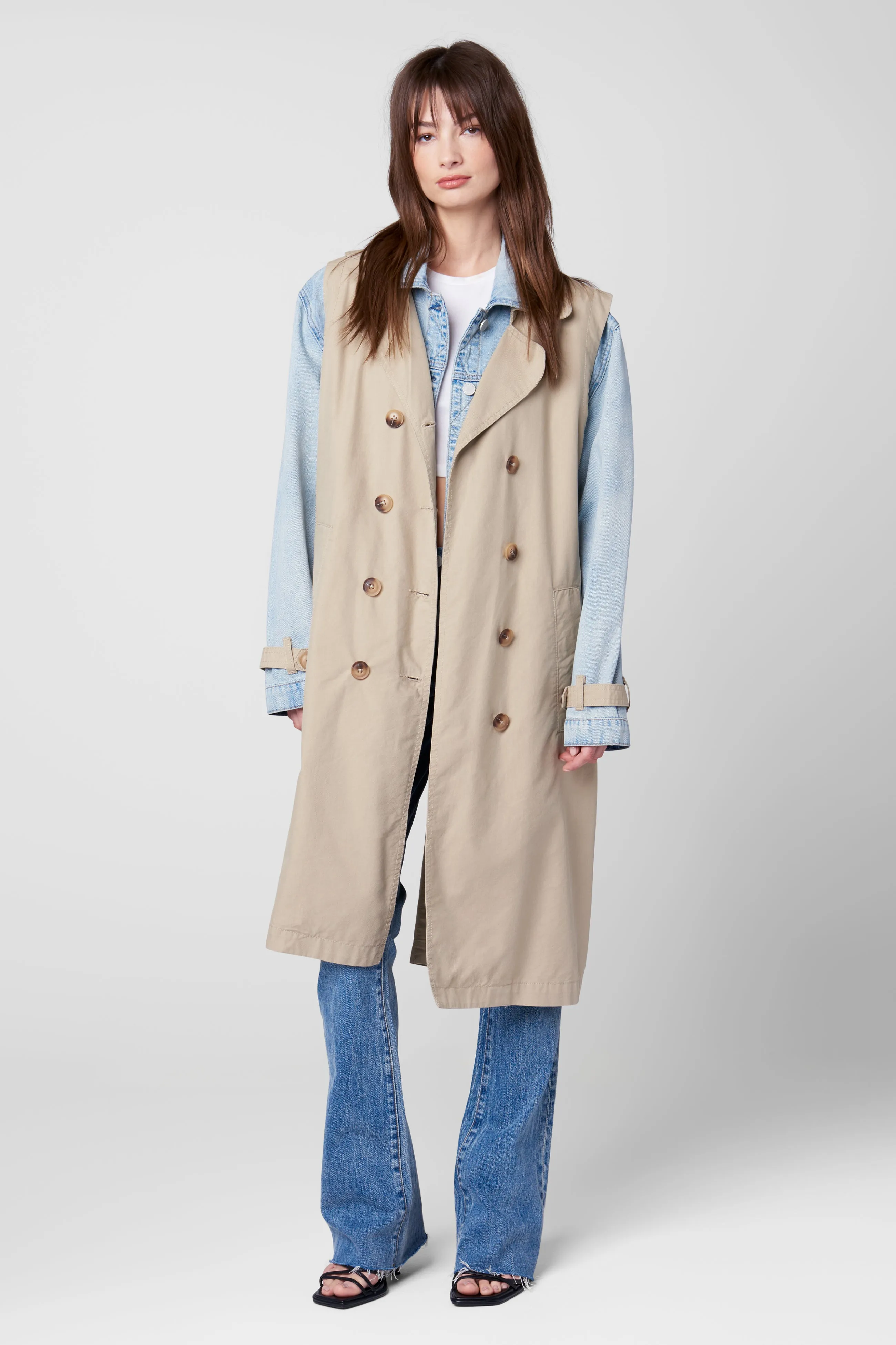 First Row Jean x Trench Coat