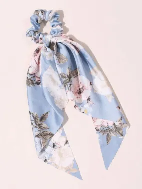 Floral Scrunchie Scarf