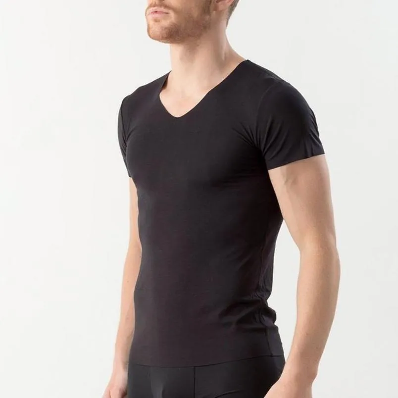 Freeform Cotton Seamless V Neck Tee