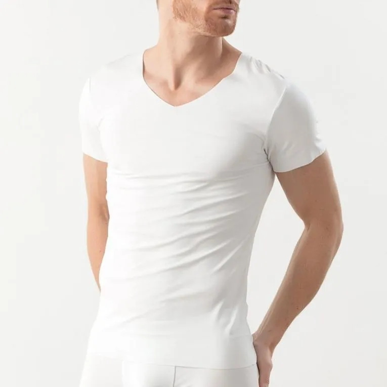 Freeform Cotton Seamless V Neck Tee